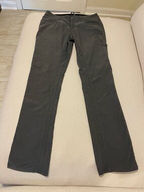 Women’s Kuhl Trekr Hiking Outdoor Gray Pants Style 6235 Size 4 Regular Inseam 32
